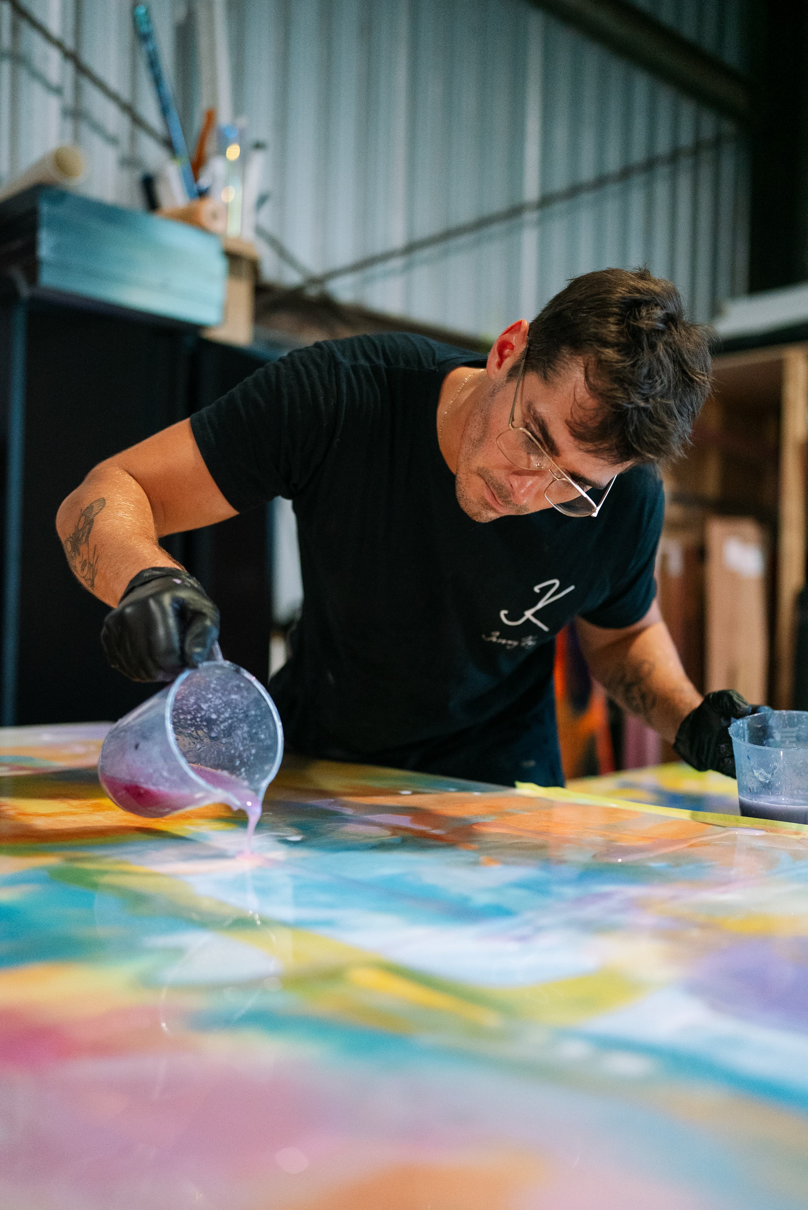 Jeremy Kay studio process